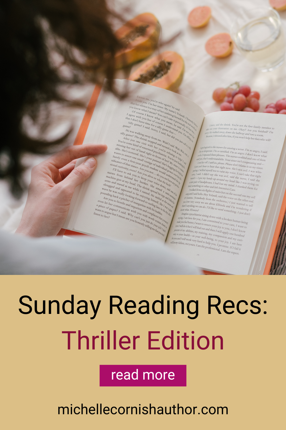 Sunday Reading Recommendations Thriller Edition