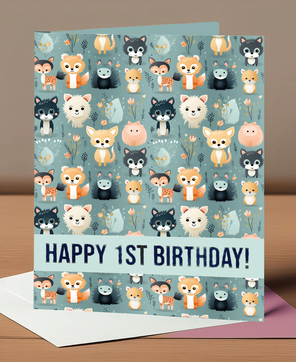 Birthday Card with Pattern
