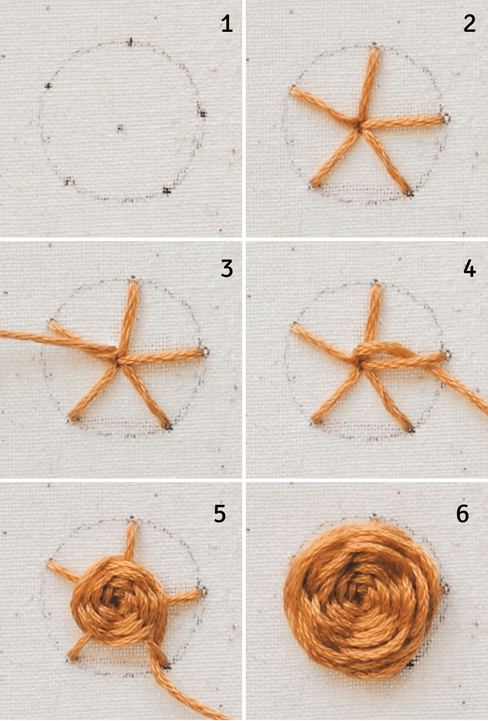 how to woven rose stitch Woven Wheel stitch, also known aWoven Rose or Woven Spider Wheel stitch embroidery