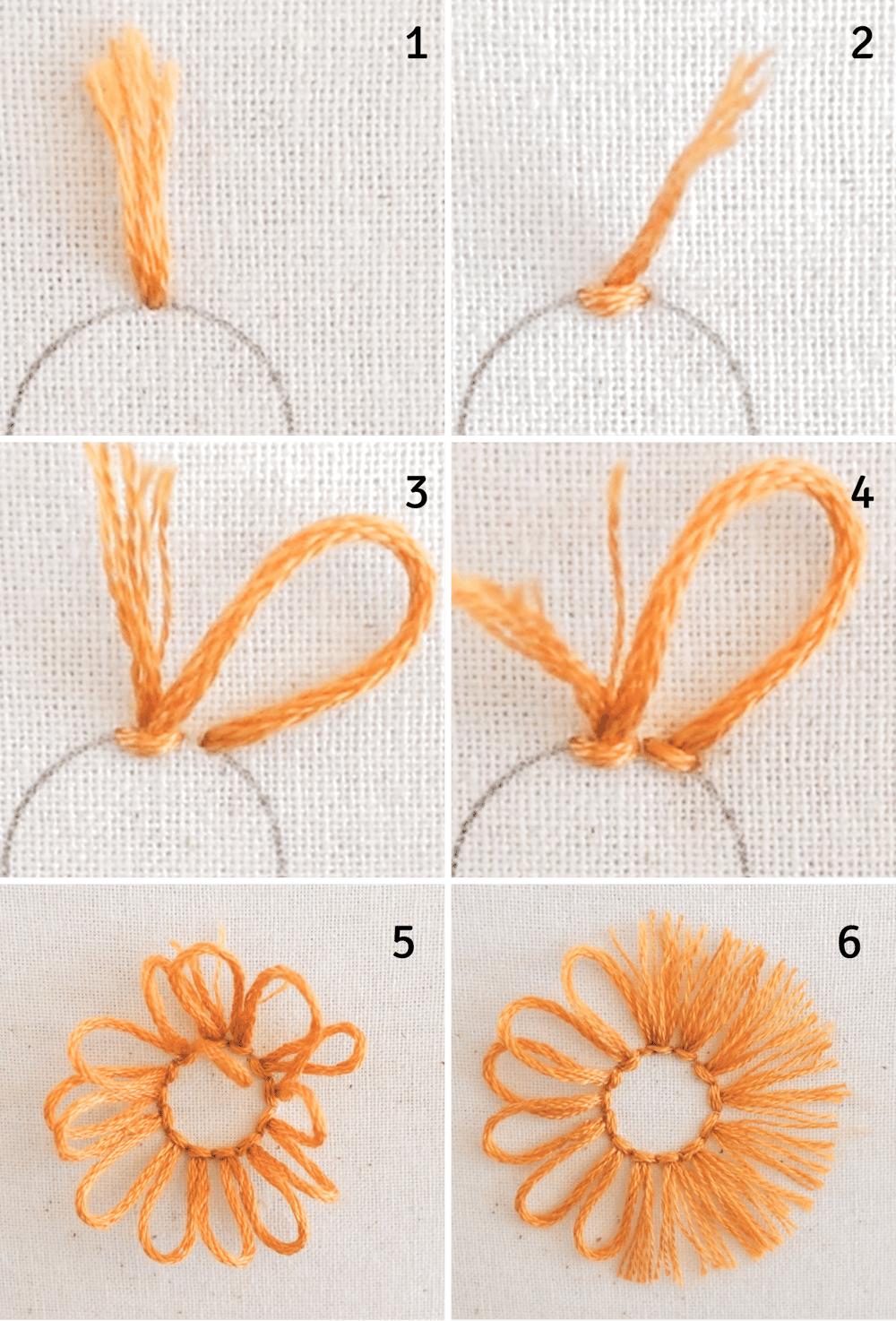 how to turkey stitch embroidery