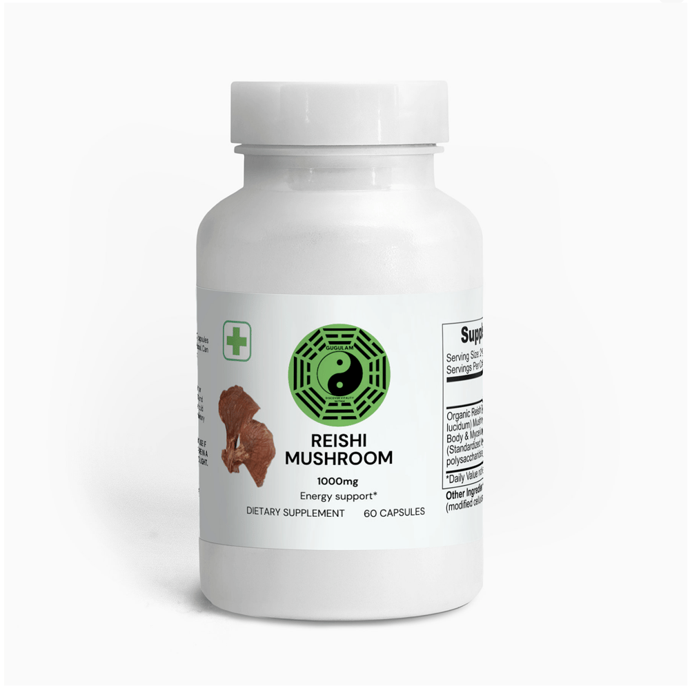 Reishi Mushroom Supplement Capsules