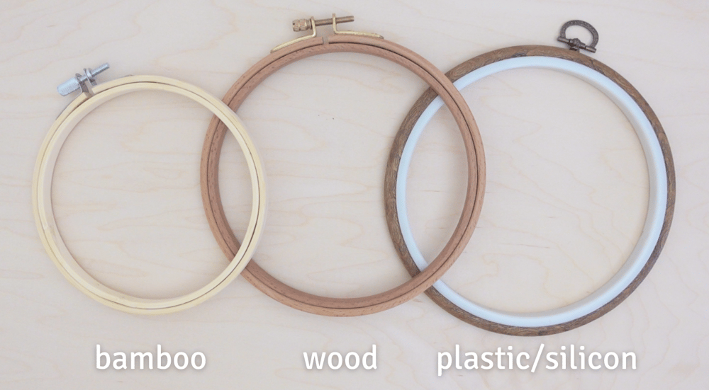 a guide to choose embroidery hoops