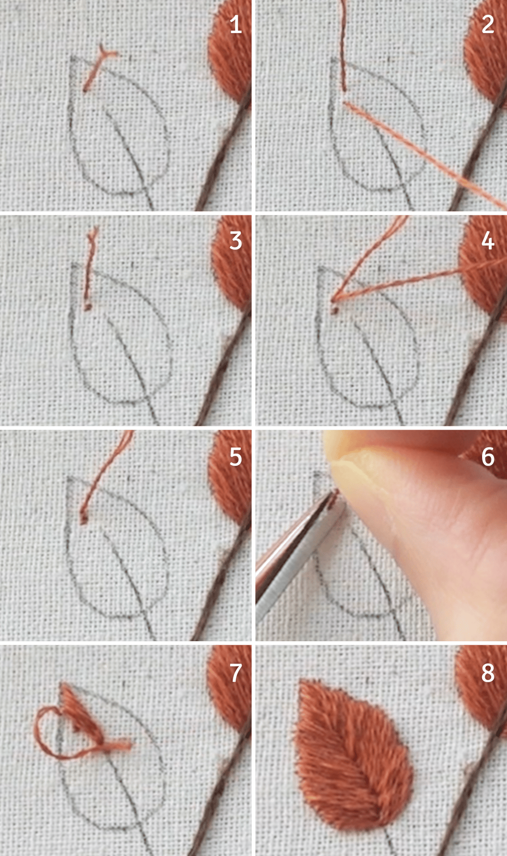 how to start a thread hand embroidery basic technique