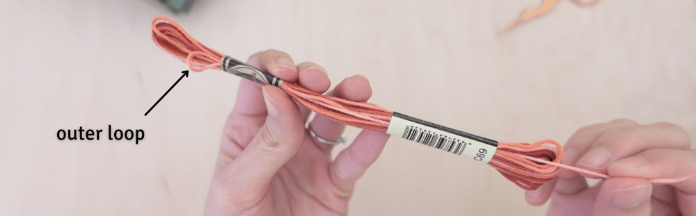 How to Separate a Six-Strand Embroidery Floss