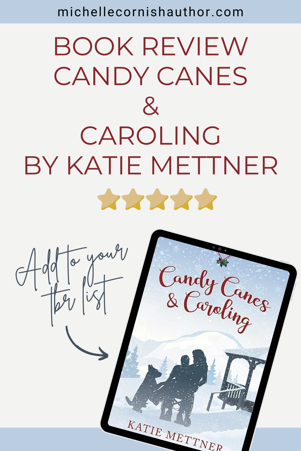 Book Review of Candy Canes & Caroling by Katie Mettner