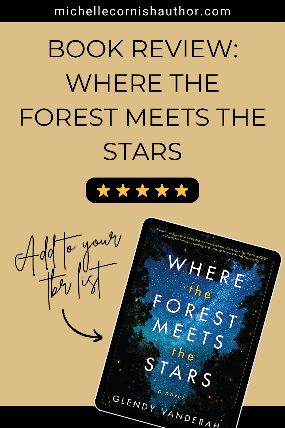 Book Review of Where the Forest Meets the Stars by Glendy Vanderah