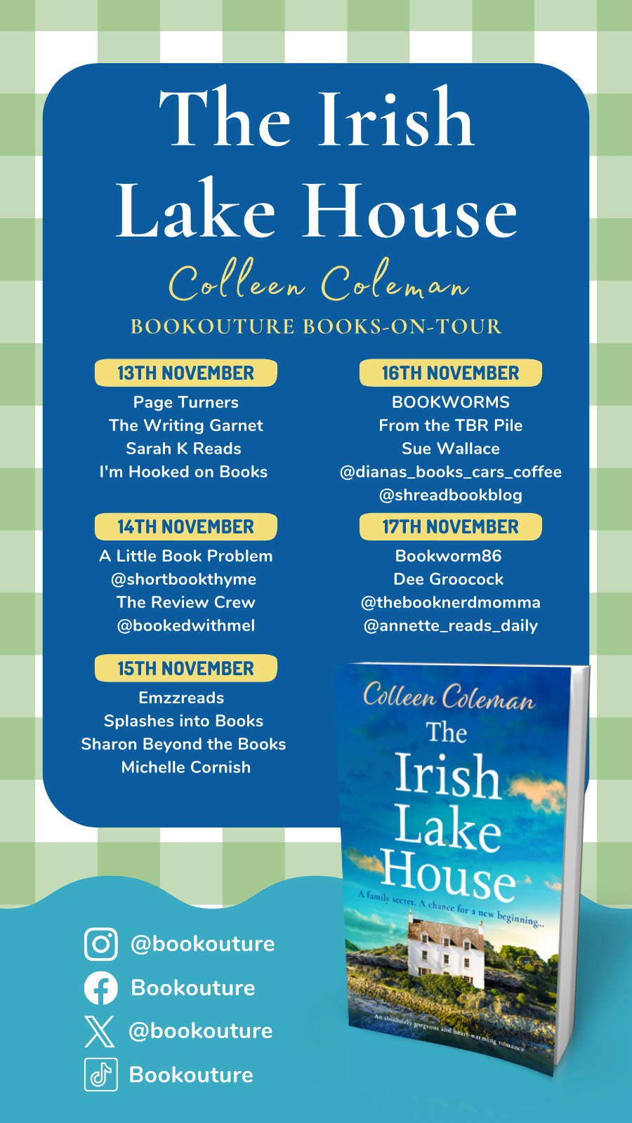 Blog tour for the Irish Lake House by Colleen Coleman