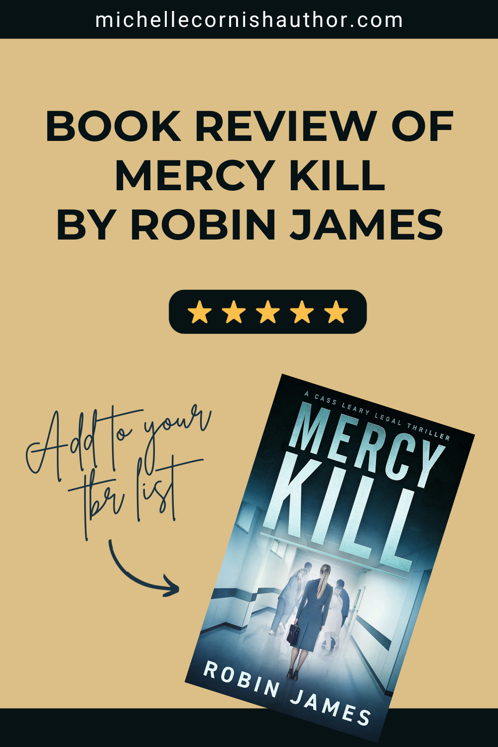 Book Review Mercy Kill by Robin James