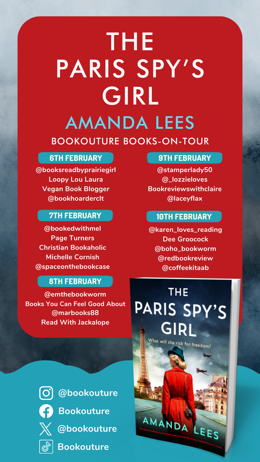 Blog Tour for The Paris Spy's Girl by Amanda Lees