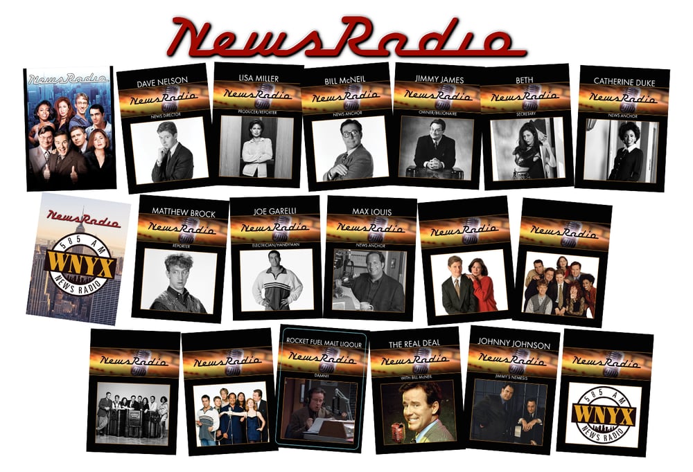 NewsRadio - Custom Art Trading Card Set