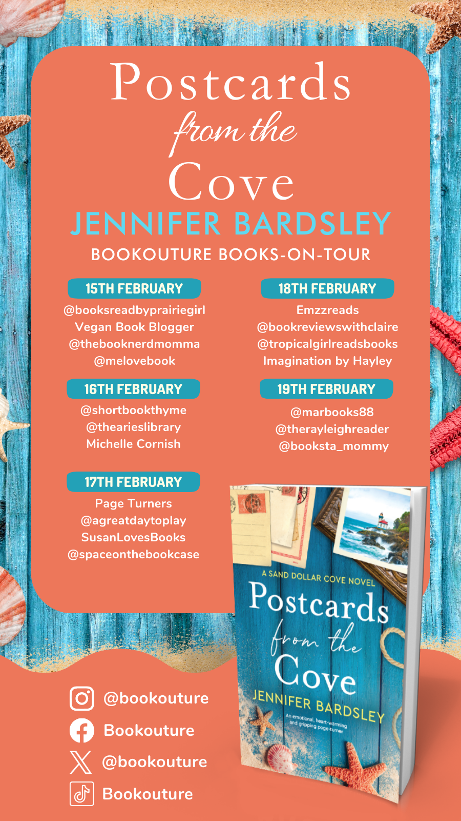 Blog Tour for Postcards from the Cove by Jennifer Bardsley
