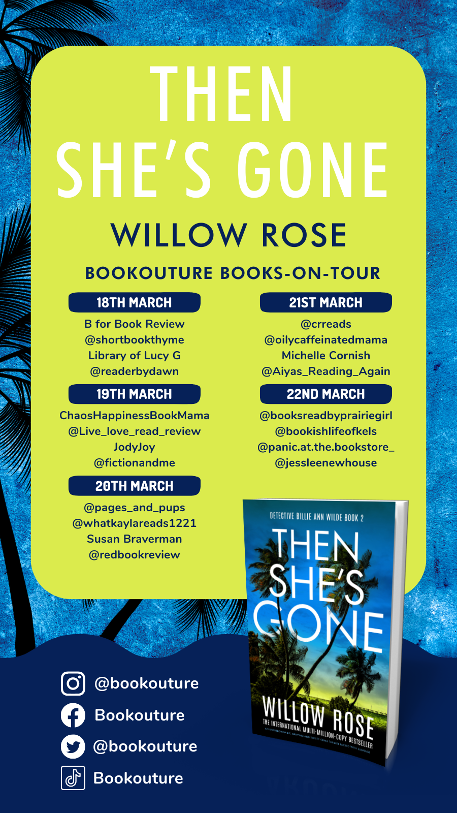 Blog Tour for Then She's Gone by Willow Rose