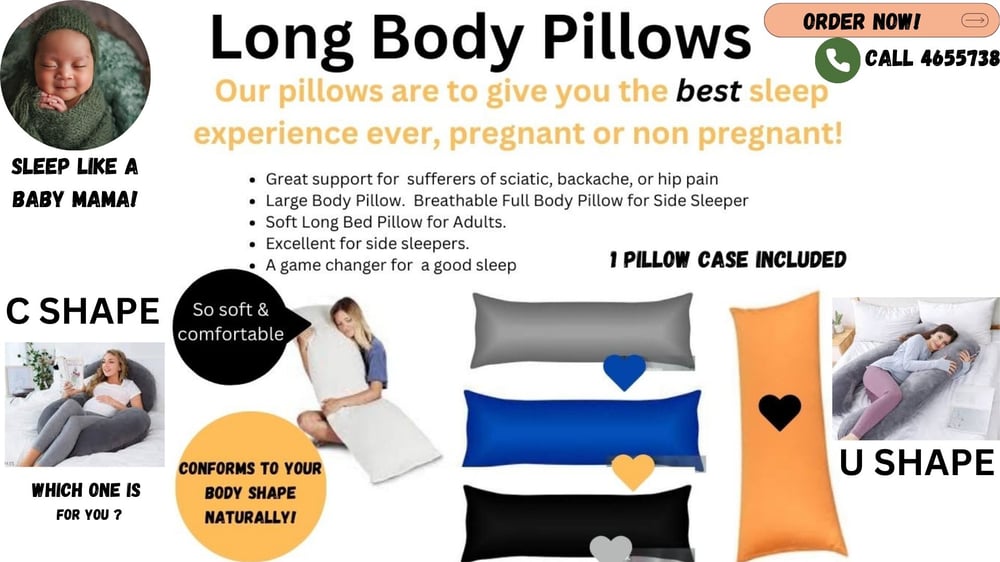 Long Body Pillows