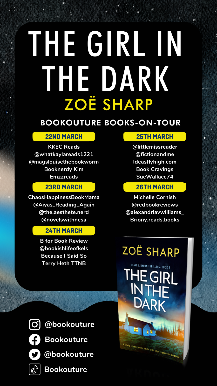 Blog Tour for The Girl in the Dark by Zoe Sharp