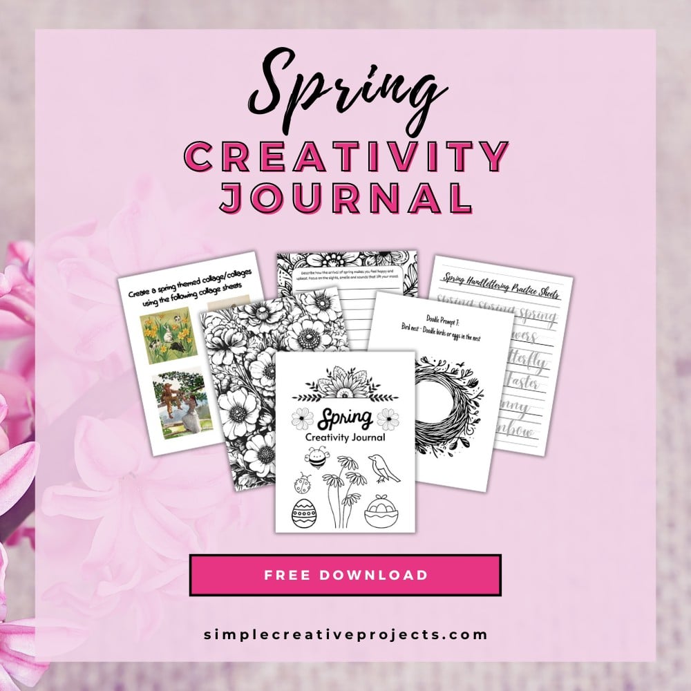 spring creativity journal