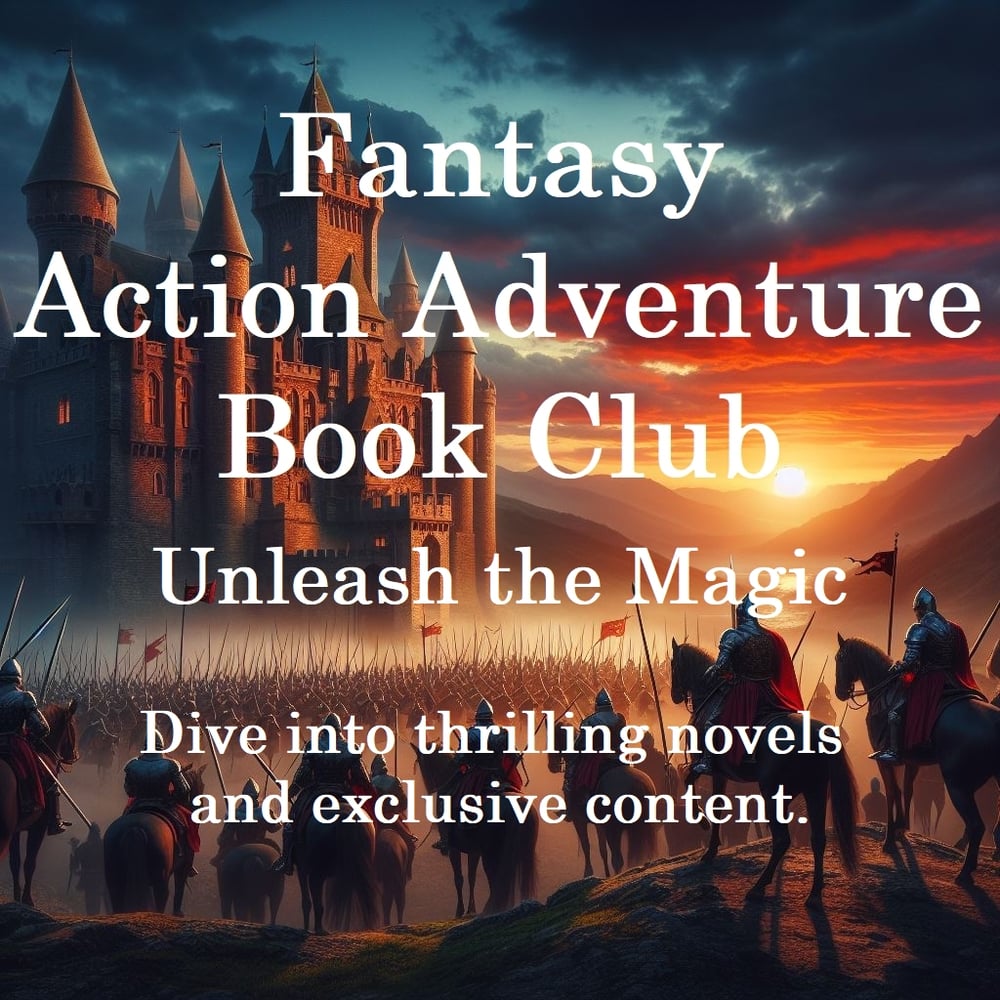 Fantasy Action Adventure Book Club. Unleash the Magic. Dive into thrilling novels and exclusive content.
