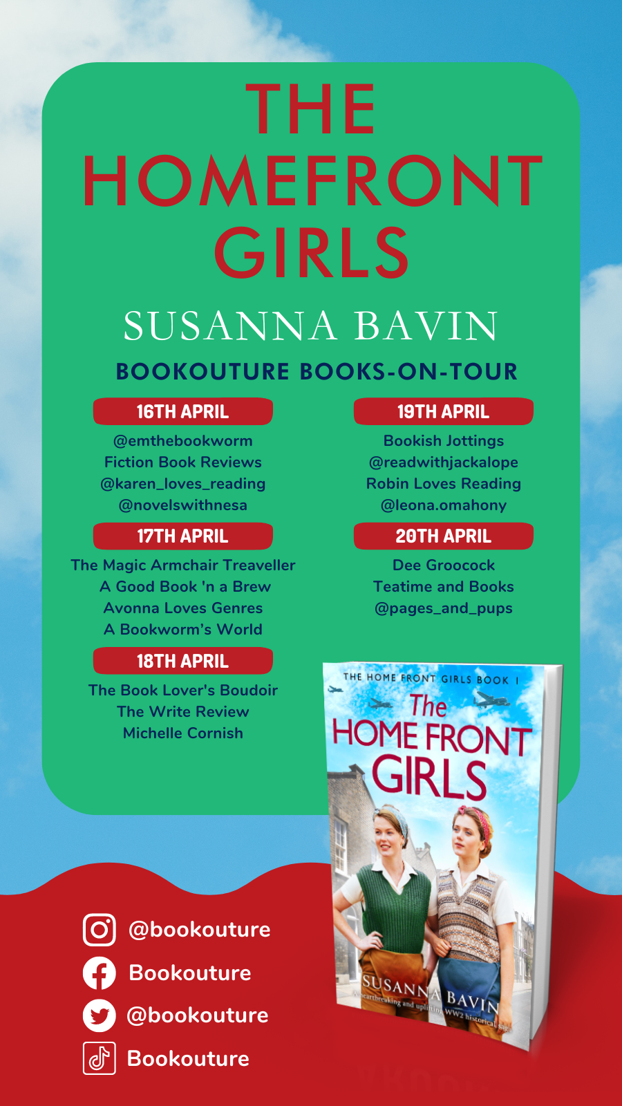 Blog tour for The Home Front Girls