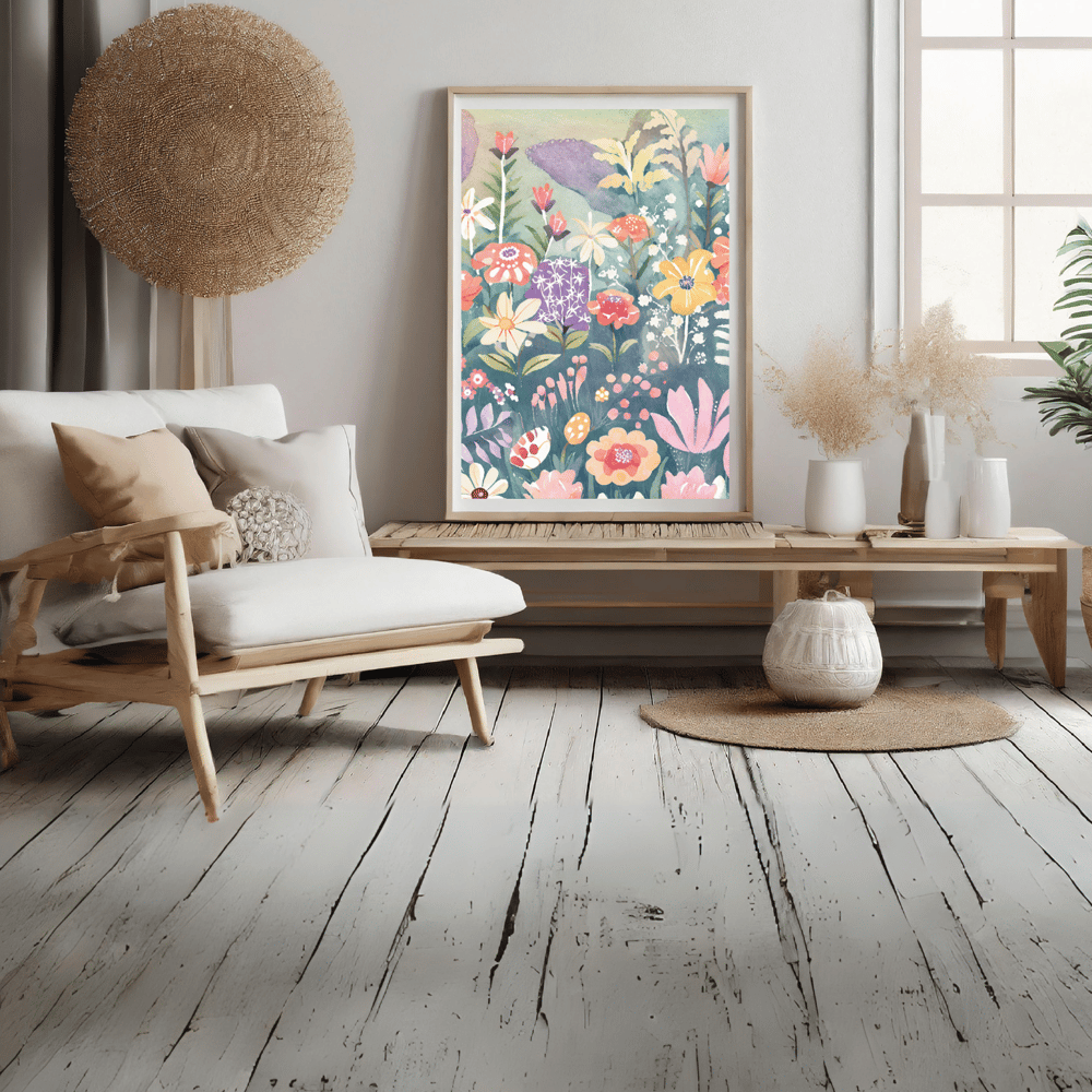 Flowers Springtime All Over Print Poster - Kickis Shop Zazzle