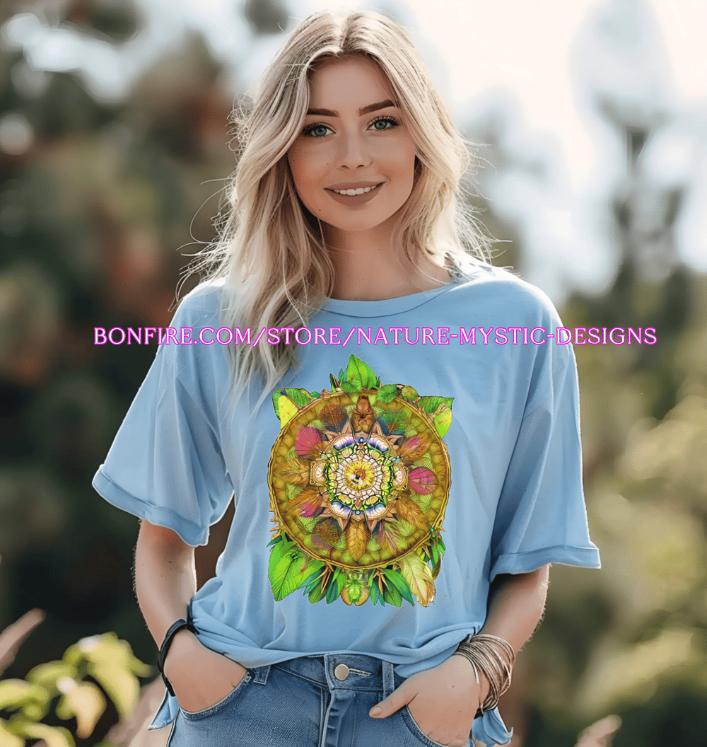 Bumblebee Mandala Nature Lovers Shirt by Dianne Keast