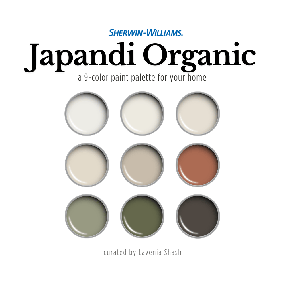 Japandi color palette, color scheme, paint palette, What is Japandi interior design. Japanese wabi-sabi and Scandinavian styles