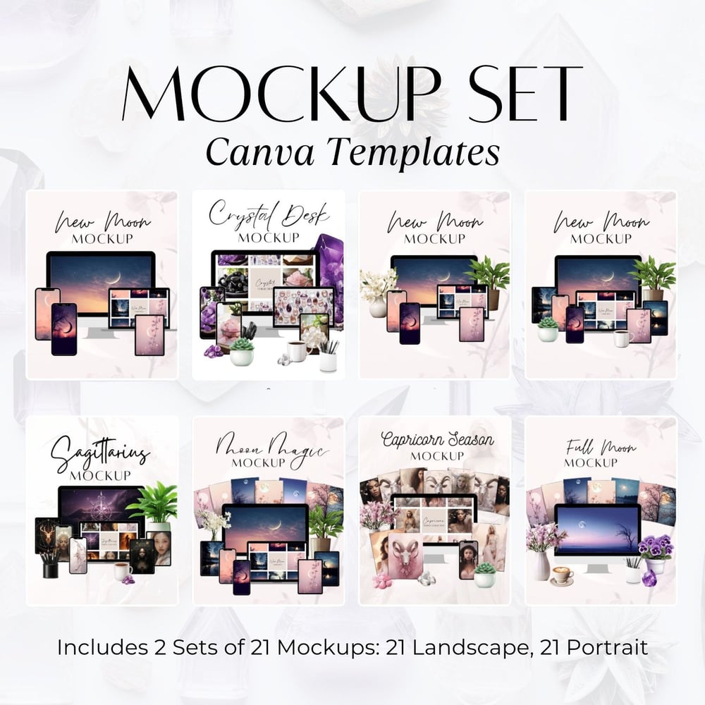 digital product mockup canva template