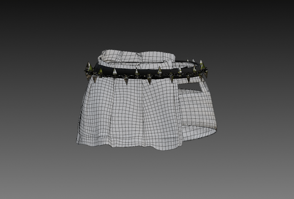 Skirt Wireframe