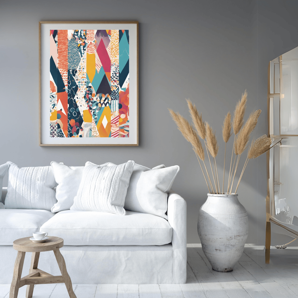 Color Stripes All-Over Print Poster - Kickis Shop Zazzle