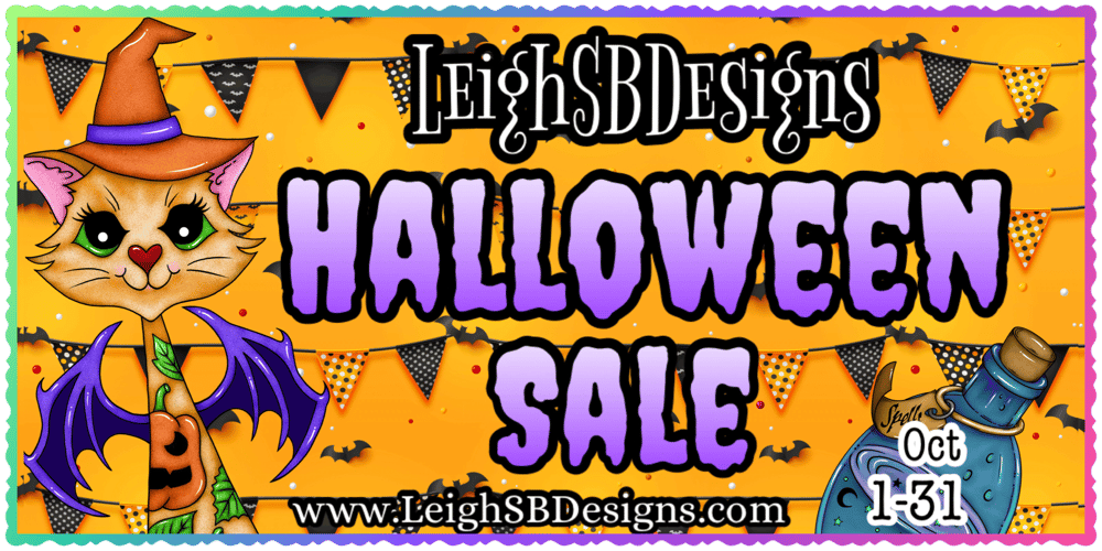 LeighSBDesigns Halloween Sale