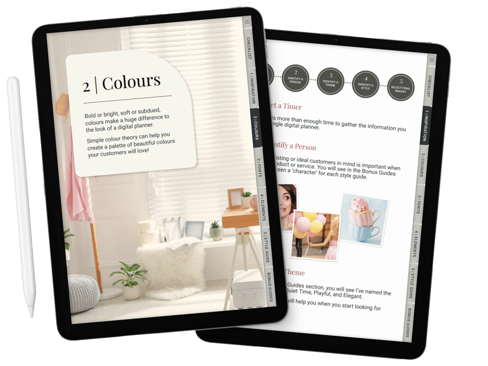 Make Your Own Digital Planner - Style Guide Ebook