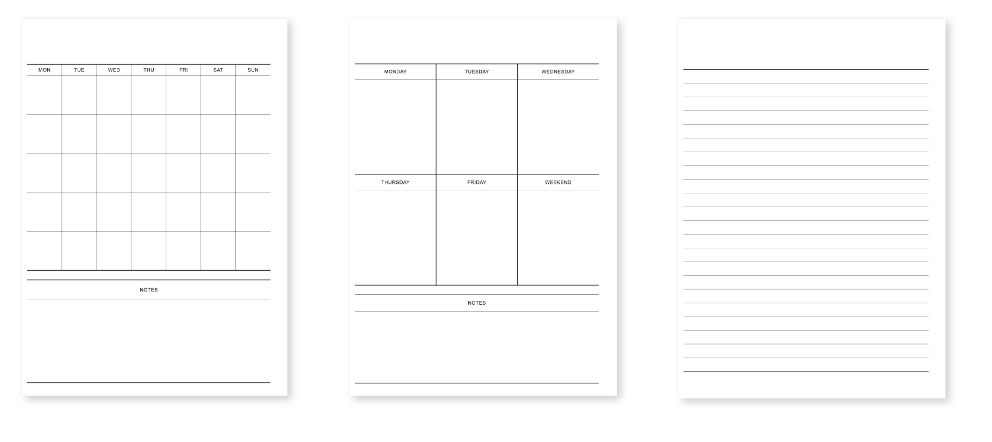 affinity publisher master page digital planner layouts
