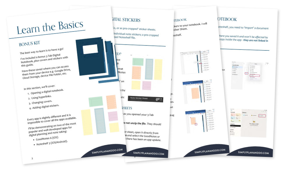 digital planning quick start guide