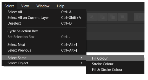 select same affinity publisher