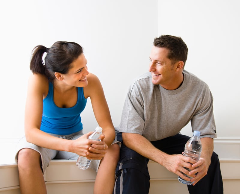 couple having a deep conversation