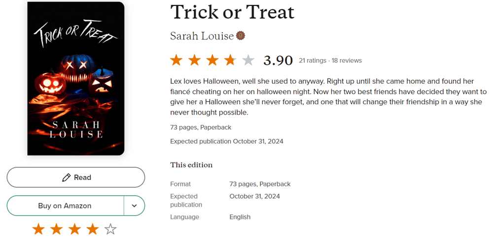 trick or treat sarah louise