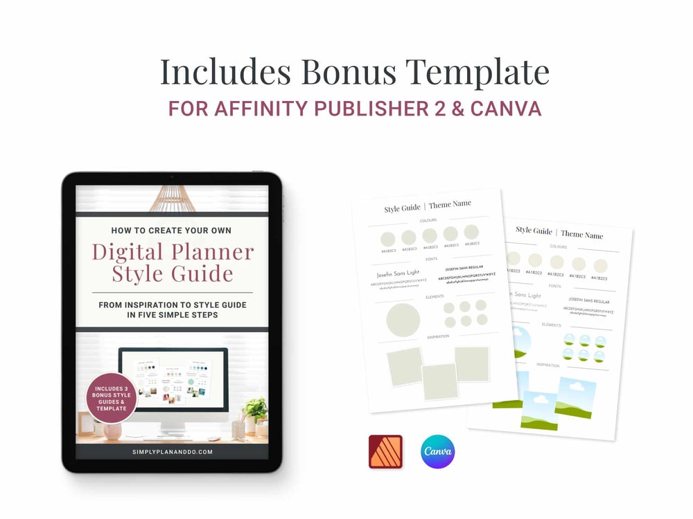 Affinity Publisher and Canva Templates