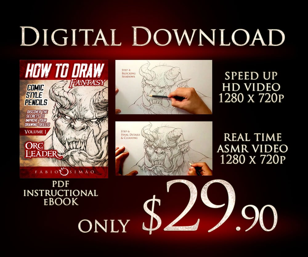 how to draw fantasy comics orc