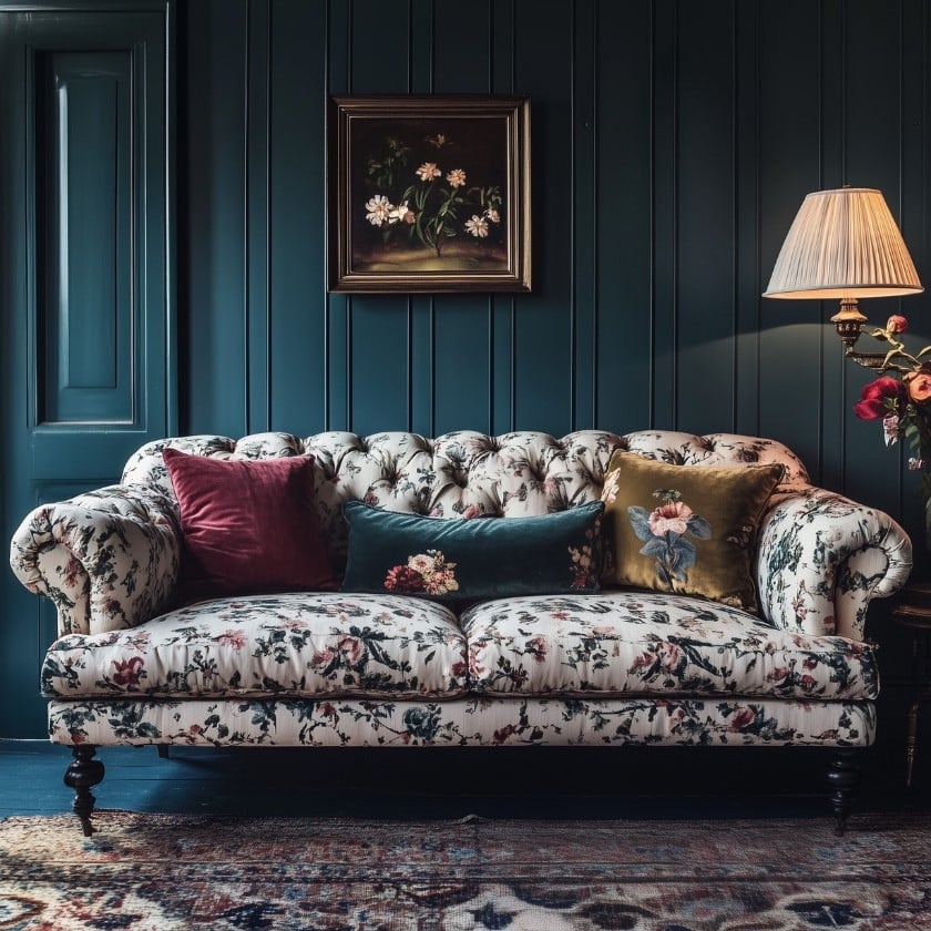 Moody English Cottage Interior Design And Color Palette