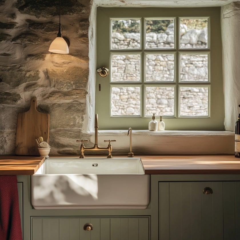 Moody English Cottage Interior Design And Color Palette