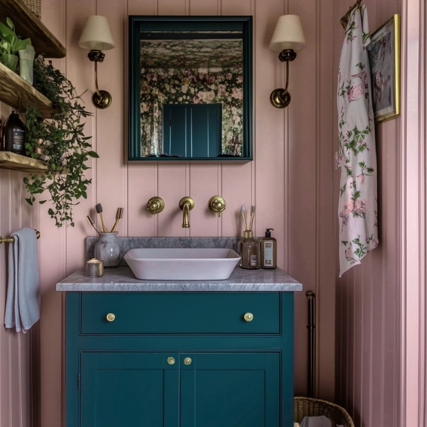 Moody English Cottage Interior Design And Color Palette