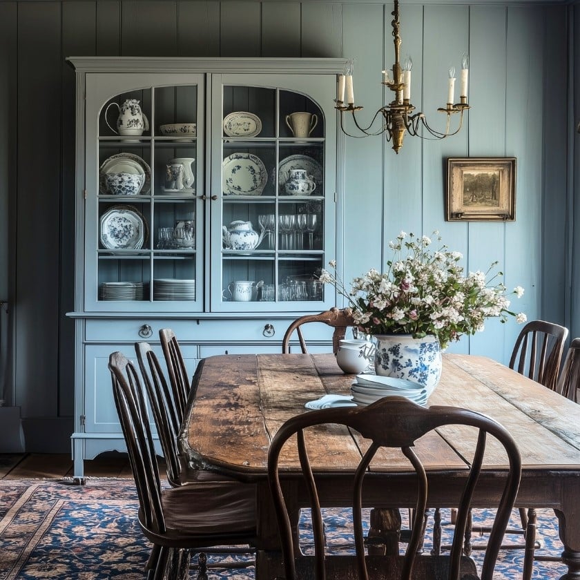 Moody English Cottage Interior Design And Color Palette