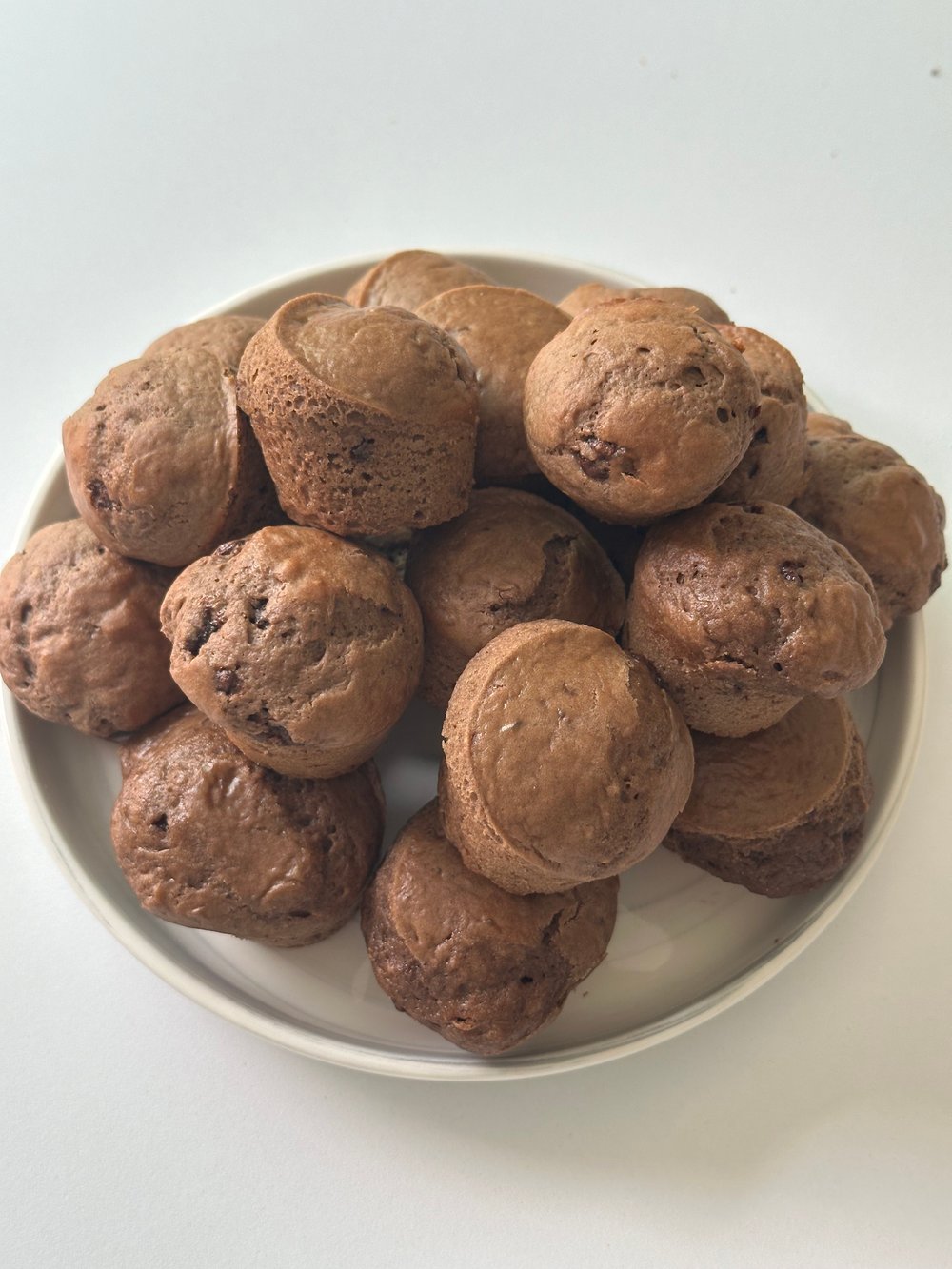 muffins de chocolate