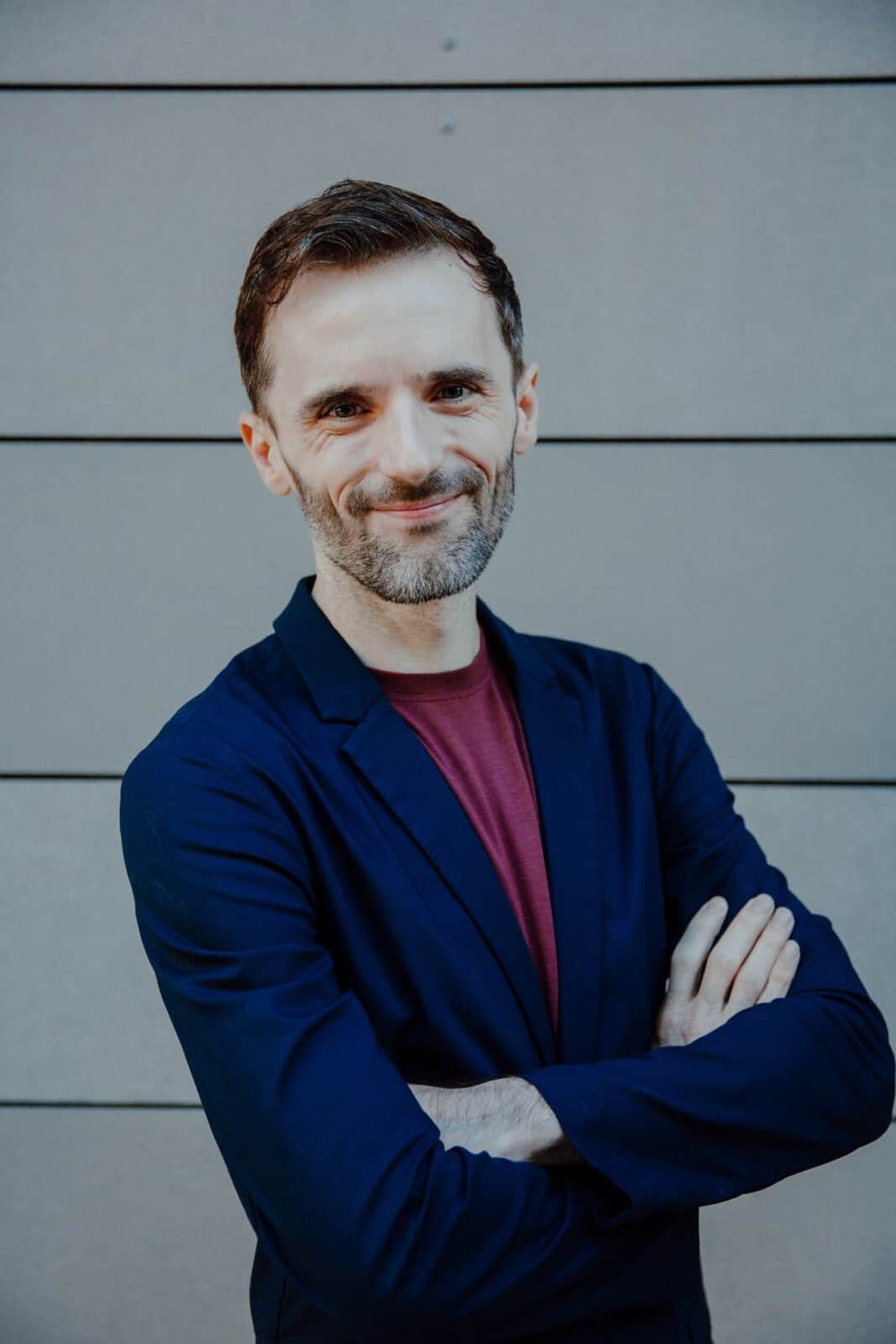 Michael smiling