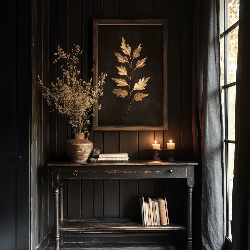 Dark Cottagecore Interior Design by Lavenia Shash