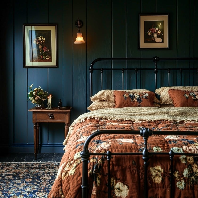 Dark Cottagecore Interior Design by Lavenia Shash