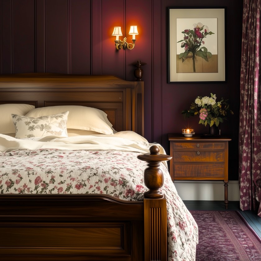 Dark Cottagecore Interior Design by Lavenia Shash