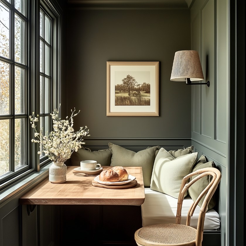 Dark Cottagecore Interior Design by Lavenia Shash