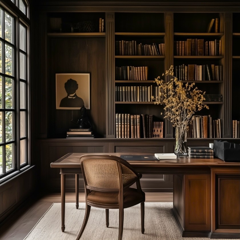 Dark Cottagecore Interior Design by Lavenia Shash