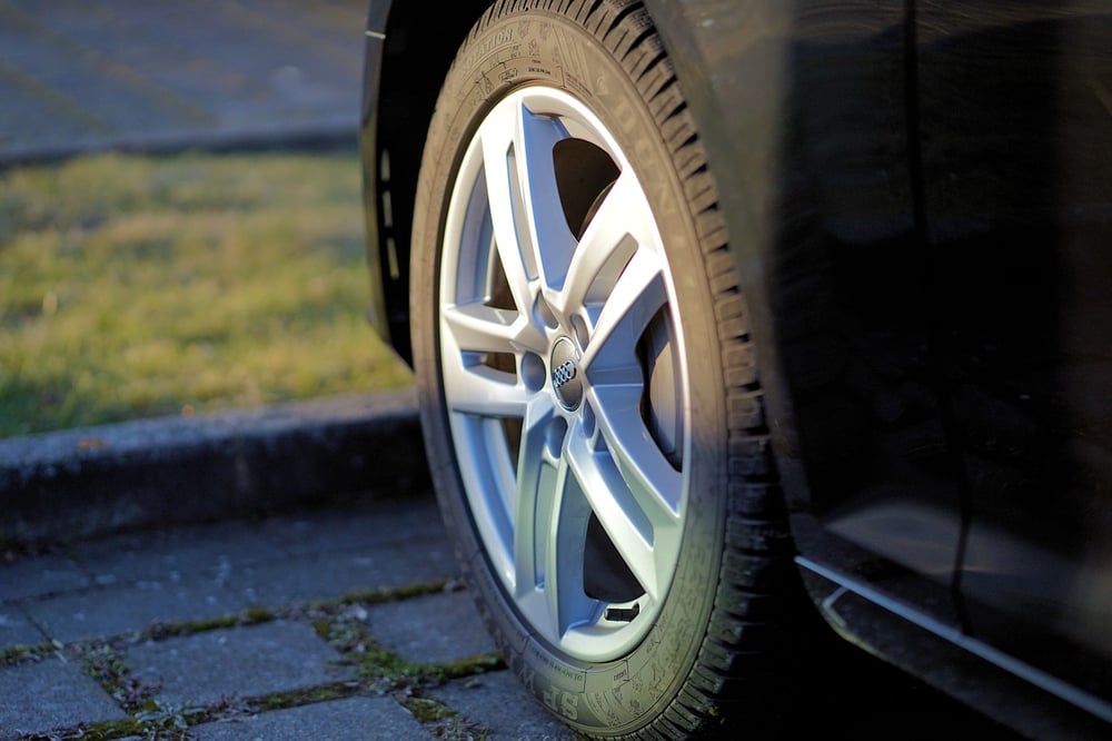 Picture of car tyre