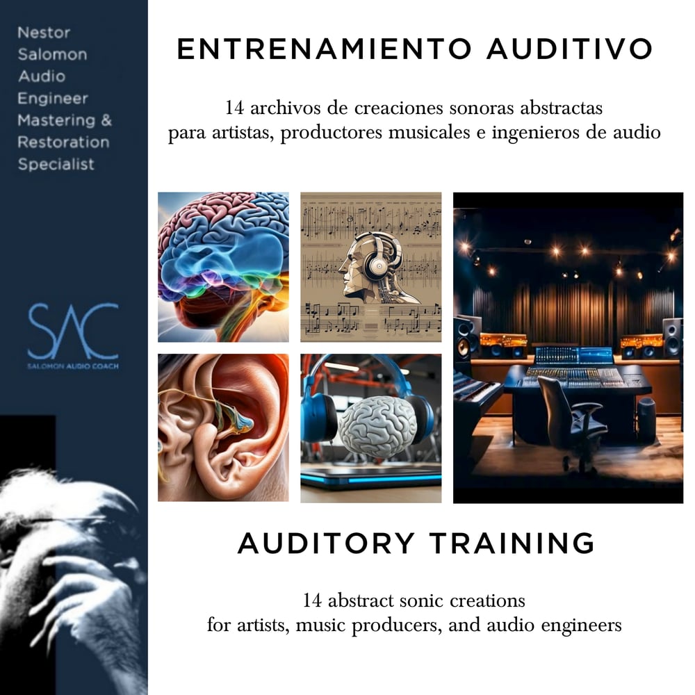 Cinco fotos que muestran como ejercitar el sentido de la audición.