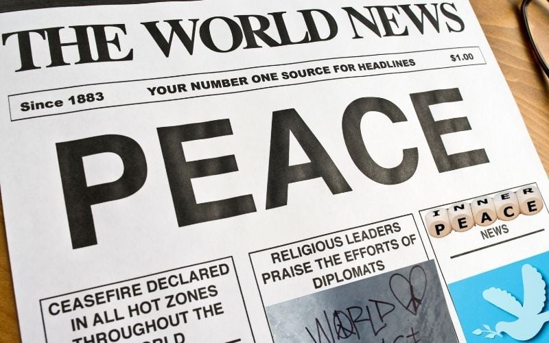 World peace declared - no more wars